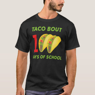 100日目タコ学校の日約100 Taco 4 Tシャツ