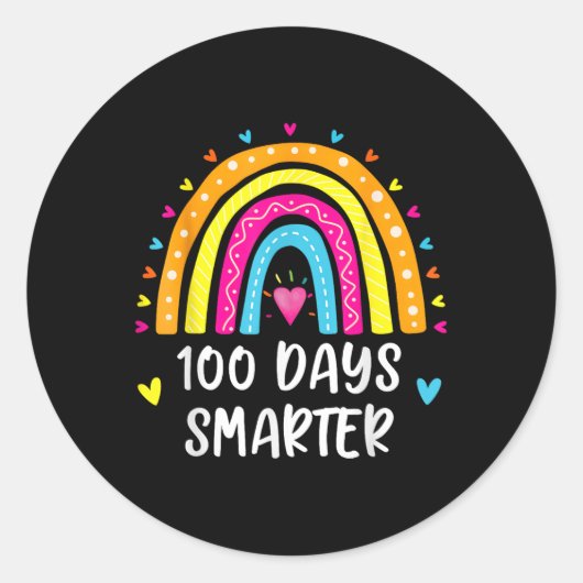 100日目100名の日頭が切れる ラウンドシール (正面)