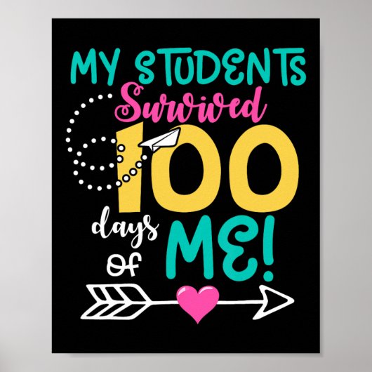 100日私の学生100人の生き延び日 ポスター (正面)