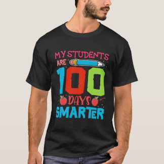 100日私の生徒は100人の日より小さい Tシャツ
