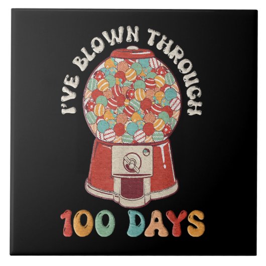 100日突破！ タイル (正面)