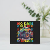 100日素晴らしのモンスタートラック100日学校 ポストカード (スタンド正面)