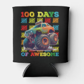 100日素晴らしのモンスタートラック100日学校 缶クーラー (正面)