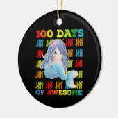 100日素晴らしの人魚の学校100日目 セラミックオーナメント (左)