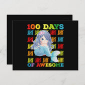 100日素晴らしの人魚の学校100日目 ポストカード (正面/裏面)