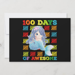 100日素晴らしの人魚の学校100日目 招待状