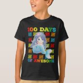 100日素晴らしの人魚の学校100日目 Tシャツ (正面)