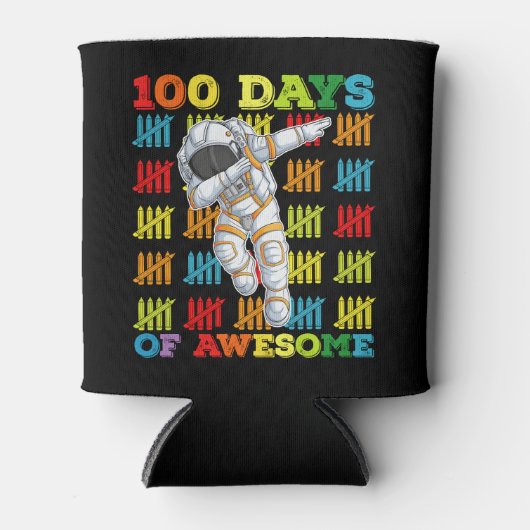 100日素晴らしの宇宙飛行士100日目 缶クーラー (正面)