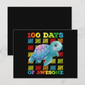 100日素晴らし・亀100日目 ポストカード (正面/裏面)
