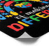 100日自閉症啓発100日目 ポスター (角)