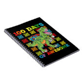 100日記念にティラノサウルスの絵を描こう 入学おめでとう ノートブック (右側)