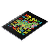 100日記念にティラノサウルスの絵を描こう 入学おめでとう ノートブック (左側)