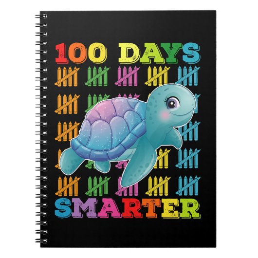 100日賢いカメ 100日目の学校 ノートブック (正面)