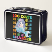 100日賢い人魚 100日目の登校日 メタルランチボックス (正面)