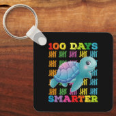 100日賢くなったカメ 100日目の登校日 キーホルダー (正面)