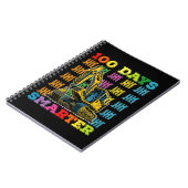 100日賢くなったショベルカー 100日目の登校日 ノートブック (左側)
