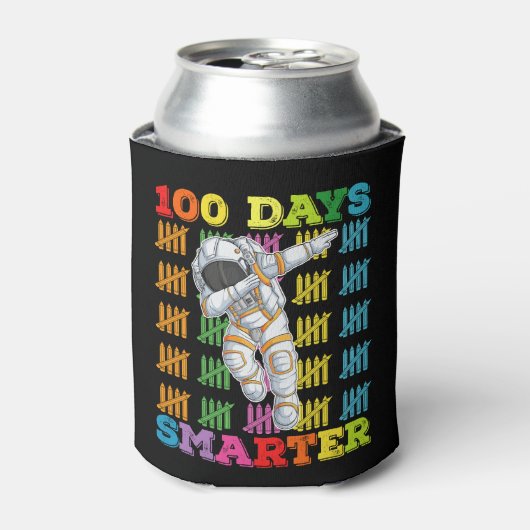 100日賢くなった宇宙飛行士 100日目の登校日 缶クーラー (缶正面)