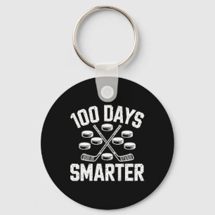 100日賢くなるホッケー 100日目の学校 生徒 キーホルダー