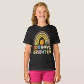 100日輝く小学校100日目先生 Tシャツ (正面フル)