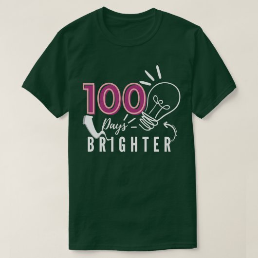 100日輝度15 Tシャツ (デザイン正面)