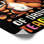 100日運転先生ナット100日学校 ポスター (角)