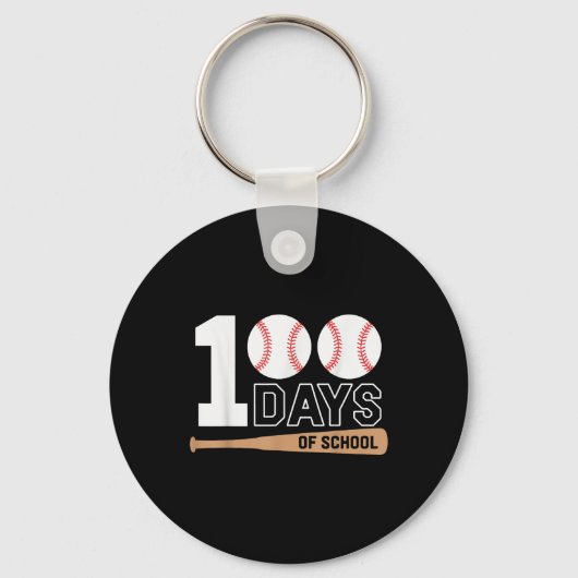 100日野球学校100日目 キーホルダー (正面)