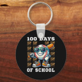 100日野球学校100日目 キーホルダー (正面)