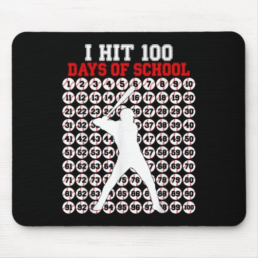 100日野球学校100日目 マウスパッド (正面)