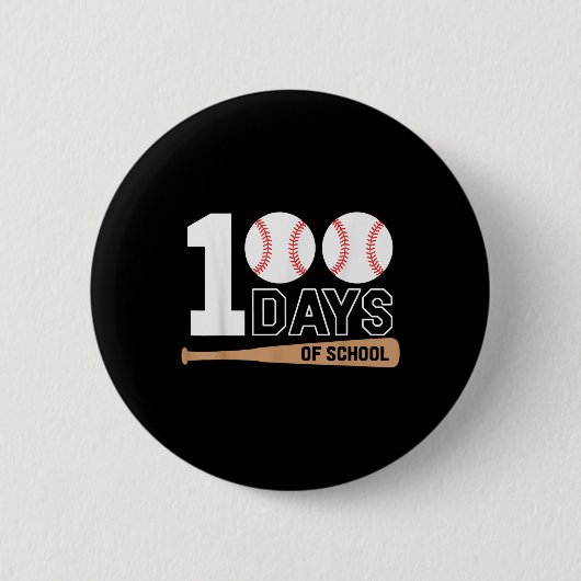 100日野球学校100日目 缶バッジ (正面)