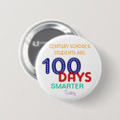 100日間のボタ頭が切れるン・テンプレート 缶バッジ (正面&裏面)