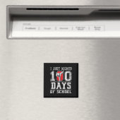 100日間の学校での空手が楽しかった!ハッピー100日! マグネット (インサイチュ (食洗機))