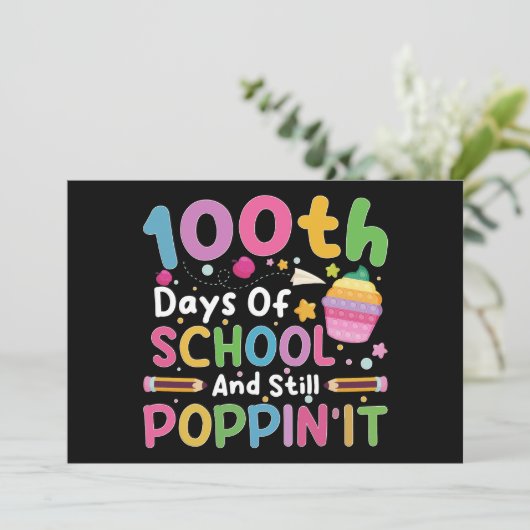 100日間の学校とまだポッピンガール 招待状 (スタンド正面)