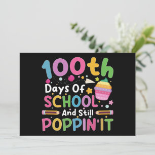 100日間の学校とまだポッピンガール 招待状