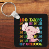 100日間の学校のウーパールーパー先生 キーホルダー (正面)
