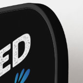 100日間の学校のモンスタートラック男子を粉砕した ピックルボールラケット (左詳細)