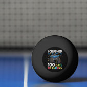 100日間の学校のモンスタートラック男子を粉砕した 卓球ボール (ネット)