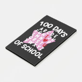100日間の学校アルファベット100日目教師  ポストイット (アングル)
