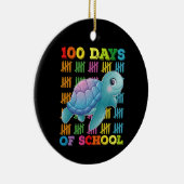 100日間の学校カメの先生と生徒 セラミックオーナメント (右)
