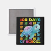 100日間の学校カメ教師学生 マグネット (正面/裏面)
