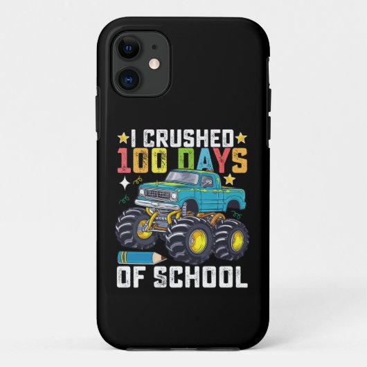 100日間の学校モンスタートラックを粉砕したよ Case-Mate iPhoneケース (裏面)