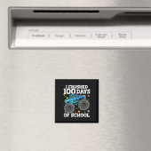 100日間の学校モンスタートラック 100日目の学校 マグネット (インサイチュ (食洗機))