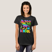 100日間の学校恐竜ポップイット先生子供服ボーイズ Tシャツ (正面フル)