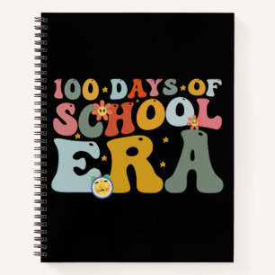 100日間の学校時代のグルーヴィーな先生と子供たち ノートブック