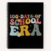 100日間の学校時代の素敵な先生と子供たち ノートブック (正面)