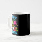 100日間の学校生活おめでとう 100日の学校生活を教える コーヒーマグカップ (正面左)