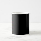 100日間の学校生活おめでとう 100日の学校生活を教える コーヒーマグカップ (中央)