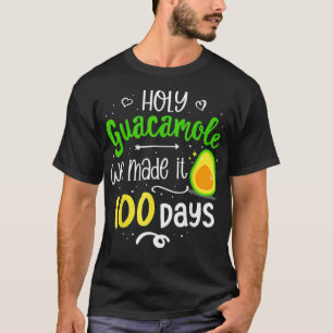 100日間の学校生活が愛と感動を教える教師のアボカド Tシャツ
