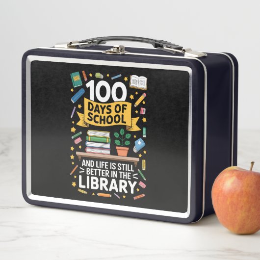 100日間の学校生活もまだまだこれから メタルランチボックス (インサイチュ)