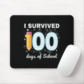 100日間の学校生活をやり遂げた 生徒 先生 10 マウスパッド (マウス)