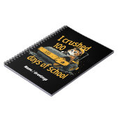 100日間の学校生活を無事終了！ 100日目をお祝いしよう ノートブック (左側)